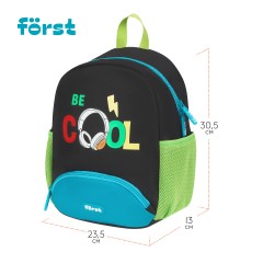 Рюкзак F?rst F-Kids "Be cool" 30*23*13см, 1 отделение, 3 кармана, уплотненная спинка Рюкзак F?rst F-Kids "Be cool" 30*23*13см, 1 отделение, 3 кармана, уплотненная спинка - фото 3