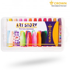 Пастель масляная Crown "ArtStory", 24 цвета, пласт. упаковка Пастель масляная Crown "ArtStory", 24 цвета, пласт. упаковка - фото 7