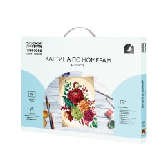 Картина по номерам на холсте ТРИ СОВЫ "Яркая композиция", 40*50, с акриловыми красками и кистями Картина по номерам на холсте ТРИ СОВЫ "Яркая композиция", 40*50, с акриловыми красками и кистями - фото 2