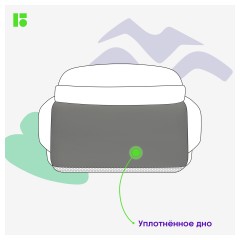 Рюкзак Berlingo U3 "Grey-pink" 41*29,5*13,5см, 2 отделения, 4 кармана, эргономичная спинка Рюкзак Berlingo U3 "Grey-pink" 41*29,5*13,5см, 2 отделения, 4 кармана, эргономичная спинка - фото 6