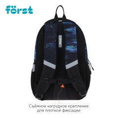 Рюкзак F?rst F-Line "Welcome to the future" 42*27*16см, 1 отделение, 5 карманов, уплотненная спинка Рюкзак F?rst F-Line "Welcome to the future" 42*27*16см, 1 отделение, 5 карманов, уплотненная спинка - фото 2