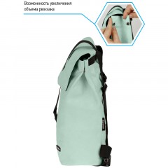 Рюкзак Berlingo Trends "Eco mint" 36*28,5*13см, 1 отделение, тайвек Рюкзак Berlingo Trends "Eco mint" 36*28,5*13см, 1 отделение, тайвек - фото 4
