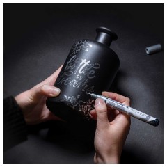 Набор маркеров для декорирования Schneider "Paint-It 060/061" 2шт., хром, 0,8мм + 2мм, картон. упаковка - фото 7