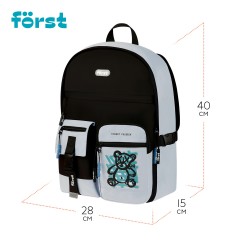 Рюкзак F?rst F-Teens "Street Fashion" 40*28*15см, 1 отделение, 7 карманов, уплотненная спинка Рюкзак F?rst F-Teens "Street Fashion" 40*28*15см, 1 отделение, 7 карманов, уплотненная спинка - фото 8