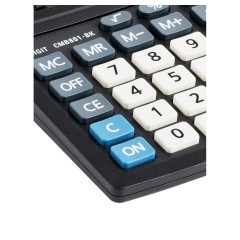 Калькулятор настольный Eleven Business Line CMB801-BK, 8 разрядов, двойное питание, 102*137*31мм, черный Калькулятор настольный Eleven Business Line CMB801-BK, 8 разрядов, двойное питание, 102*137*31мм, черный - фото 6