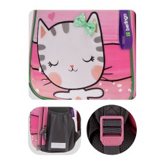 Ранец Berlingo Expert "Cat Hugs" 37*28*16см, 2 отделения, 2 кармана, анатомическая спинка - фото 9