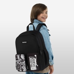 Рюкзак Berlingo UrbanBlack "Street Style" 40*27,5*16см, 2 отделения, 4 кармана, эргономичная спинка - фото 8