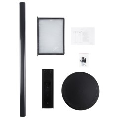 Демосистема напольная OfficeSpace с 10 черными панелями - фото 8