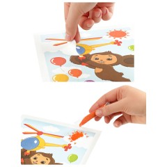 Фреска-картина из песка Мульти-Пульти "Чебурашка", картонная коробка - фото 7