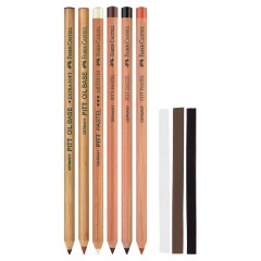 Набор художественных изделий Faber-Castell "Pitt Monochrome", 9 предметов, блистер Набор художественных изделий Faber-Castell "Pitt Monochrome", 9 предметов, блистер - фото 3