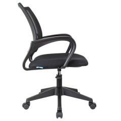 Кресло оператора Helmi HL-M95 R (695) "Airy", спинка сетка черная/сиденье ткань TW черная, пиастра Кресло оператора Helmi HL-M95 R (695) "Airy", спинка сетка черная/сиденье ткань TW черная, пиастра - фото 3