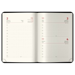 Ежедневник датированный 2026г., А6, 184л., кожзам, Berlingo "Starlight S", металлик срез, зеленый - фото 3