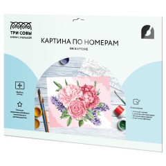 Картина по номерам на картоне ТРИ СОВЫ "Розы и сирень", 30*40, с акриловыми красками и кистями Картина по номерам на картоне ТРИ СОВЫ "Розы и сирень", 30*40, с акриловыми красками и кистями - фото 2