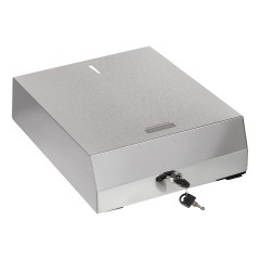 Диспенсер для полотенец листовых OfficeClean Professional (V-сл.), нержавеющая сталь - фото 7