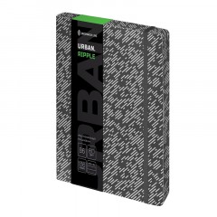 Ежедневник недатир. В6, 136л., кожзам, Greenwich Line "Urban. Ripple", тон. блок, цв. срез