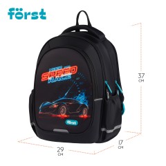 Рюкзак F?rst F-Cute "Need for Speed" 37*29*17см, 3 отделения, 2 кармана, анатомическая спинка Рюкзак F?rst F-Cute "Need for Speed" 37*29*17см, 3 отделения, 2 кармана, анатомическая спинка - фото 9
