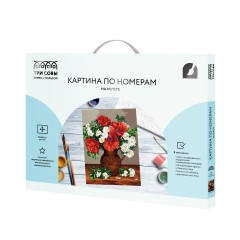 Картина по номерам на холсте ТРИ СОВЫ "Букет маков", 30*40, с акриловыми красками и кистями Картина по номерам на холсте ТРИ СОВЫ "Букет маков", 30*40, с акриловыми красками и кистями - фото 2