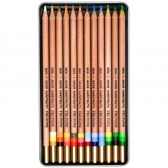 Карандаши многоцветные Koh-I-Noor "TRI-TONE 3442", 12шт., металл.коробка Карандаши многоцветные Koh-I-Noor "TRI-TONE 3442", 12шт., металл.коробка - фото 2