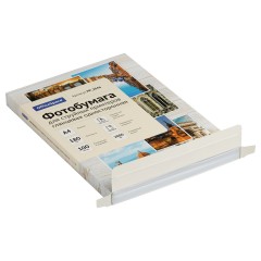 Фотобумага А4 для стр. принтеров OfficeSpace, 180г/м2 (100л) глянцевая односторонняя - фото 3