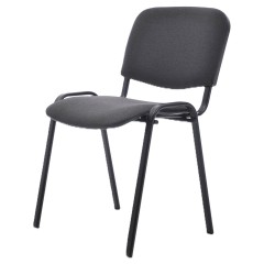 Стул Фабрикант "Изо" ТК-1, BL, каркас черный, обивка ткань черная