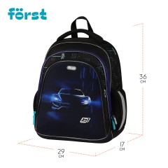 Ранец F?rst F-Base "Extra Power" 36*29*17см, 3 отделения, 2 кармана, анатомическая спинка Ранец F?rst F-Base "Extra Power" 36*29*17см, 3 отделения, 2 кармана, анатомическая спинка - фото 9