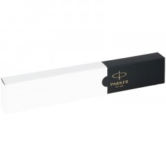 Ручка перьевая Parker "Jotter Originals White Chrome CT" синяя, 0,8мм, подарочная упаковка - фото 8