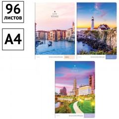 Тетрадь 96л., А4, клетка ArtSpace "Путешествия. City voyage" - фото 2