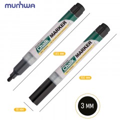 Маркер меловой MunHwa, CM-01, чёрный, 3мм Маркер меловой MunHwa, CM-01, чёрный, 3мм - фото 3