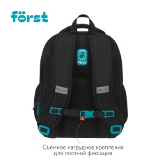 Ранец F?rst F-Base "Skateboard" 36*29*17см, 3 отделения, 2 кармана, анатомическая спинка Ранец F?rst F-Base "Skateboard" 36*29*17см, 3 отделения, 2 кармана, анатомическая спинка - фото 3