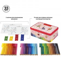 Набор для рисования Faber-Castell "Connector Ballerina" 33 фломастера+10 клипс+2 карты для раскрашивания Набор для рисования Faber-Castell "Connector Ballerina" 33 фломастера+10 клипс+2 карты для раскрашивания - фото 2
