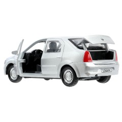 Машина игрушечная Технопарк "Renault Logan", RENAULT, металл., 12см, серебристый, с подвижными элементами Машина игрушечная Технопарк "Renault Logan", RENAULT, металл., 12см, серебристый, с подвижными элементами - фото 7