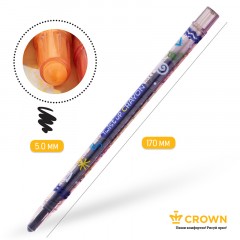 Карандаши восковые Crown "ArtStory", 20цв., выкручивающийся стержень, ПВХ, европодвес Карандаши восковые Crown "ArtStory", 20цв., выкручивающийся стержень, ПВХ, европодвес - фото 3