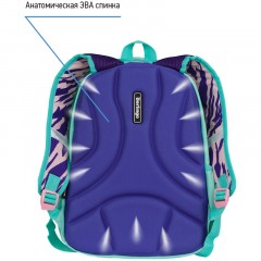 Рюкзак Berlingo Boom "Animal pattern mint" 38,5*29*12см, 2 отделения, 3 кармана, анатомическая ЭВА спинка Рюкзак Berlingo Boom "Animal pattern mint" 38,5*29*12см, 2 отделения, 3 кармана, анатомическая ЭВА спинка - фото 4