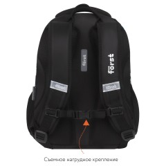 Рюкзак F?rst F-Trend "Pure black" 40*29*18см, 2 отделения, 3 кармана, анатомическая спинка Рюкзак F?rst F-Trend "Pure black" 40*29*18см, 2 отделения, 3 кармана, анатомическая спинка - фото 3