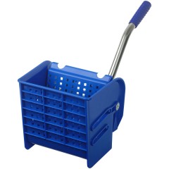 Тележка уборочная-ведро OfficeClean Professional, 2 секции, 20л, прямоугол., механич. отжим, синяя Тележка уборочная-ведро OfficeClean Professional, 2 секции, 20л, прямоугол., механич. отжим, синяя - фото 6
