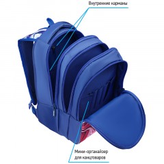 Рюкзак Berlingo inStyle "Liquid Wave" 41*27*20см, 3 отделения, 1 карман, эргономичная спинка Рюкзак Berlingo inStyle "Liquid Wave" 41*27*20см, 3 отделения, 1 карман, эргономичная спинка - фото 8