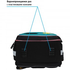 Ранец Berlingo Expert Light облегченный "Run for fun" 38*28*15см, 3 отделения, 2 кармана, анатомическая спинка - фото 7