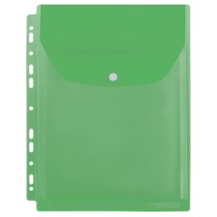 Папка-вкладыш с перфорацией на кнопке OfficeSpace А4, ПВХ, 180мкм, расширяющаяся до 250л., цветная, ассорти Папка-вкладыш с перфорацией на кнопке OfficeSpace А4, ПВХ, 180мкм, расширяющаяся до 250л., цветная, ассорти - фото 5