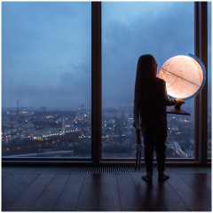 Глобус физико-политический Globen, 21см, с подсветкой от батареек на круглой подставке - фото 8