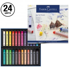 Пастель Faber-Castell "Soft pastels", 24 цвета, картон. упаковка Пастель Faber-Castell "Soft pastels", 24 цвета, картон. упаковка - фото 2