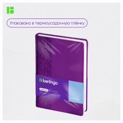 Ежедневник недатированный, А5, 160л., кожзам, Berlingo "Vivella Prestige", фиолетовый Ежедневник недатированный, А5, 160л., кожзам, Berlingo "Vivella Prestige", фиолетовый - фото 10