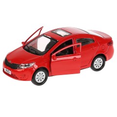 Машина игрушечная Технопарк "Kia Rio", KIA, металл., 12см, красный, инерционная, с подвижными элементами - фото 3