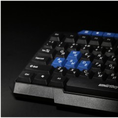Клавиатура Smartbuy ONE 221, USB мультимедийная, черный Клавиатура Smartbuy ONE 221, USB мультимедийная, черный - фото 4