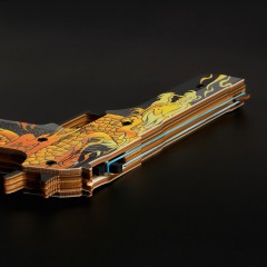 Пистолет деревянный ТРИ СОВЫ Desert Eagle, "Якудза", подложка ХДФ с европодвесом, термоусадка Пистолет деревянный ТРИ СОВЫ Desert Eagle, "Якудза", подложка ХДФ с европодвесом, термоусадка - фото 7