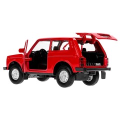 Машина игрушечная Технопарк "Lada 4x4", LADA, металл., 12см, красный, инерционная, с подвижными элементами - фото 7