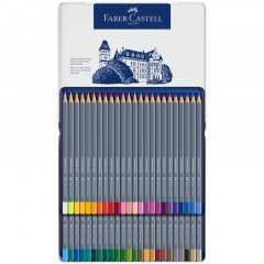 Карандаши акварельные художественные Faber-Castell "Goldfaber Aqua", 48цв., метал. коробка Карандаши акварельные художественные Faber-Castell "Goldfaber Aqua", 48цв., метал. коробка - фото 2