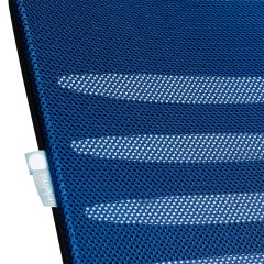 Кресло оператора Helmi HL-M16 "Webstar", спинка ткань-сетка синяя/сиденье ткань черная - фото 6