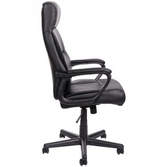 Кресло руководителя Helmi HL-Е28 "Approved", экокожа черная Кресло руководителя Helmi HL-Е28 "Approved", экокожа черная - фото 3