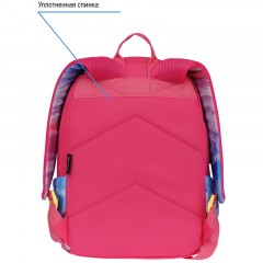 Рюкзак Berlingo Light "Sky pink" 39,5*28*16см, 2 отделения, 3 кармана, уплотненная спинка Рюкзак Berlingo Light "Sky pink" 39,5*28*16см, 2 отделения, 3 кармана, уплотненная спинка - фото 4