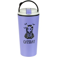 Термостакан MESHU "CatsDay", 350мл - фото 2